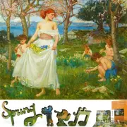 Wooden Jigsaw Puzzle for Adults by FoxSmartBox - 235 Pcs - A Song of Springtime