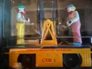 K-Line K-2625-01 Circus Transport Railroad Motorized Handcar & Trailer O Gauge