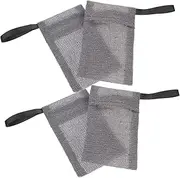 IWOWHERO Soap Set 4 Pack Soap Saver Pouches for Soap Bars Compact Skin Friendly