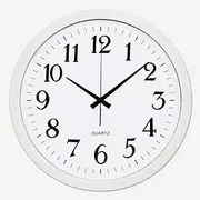 Garden Clocks Outdoor Waterproof, 16 Inches Metal Brass Pointer Outdoor Clocks for The Garden Wall Mounted Hips Environmental Protection Frame Silent Quartz Clock Outside Clock Ind