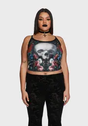 [Widow] Plus Blooming Demise Cami Tank