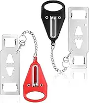 2Pcs Portable Door Lock Extra Locks for Additional Privacy and Safety,Door Lock Home Security Door Lock Travel Lockdown Locks,Portable Door Lock Home Security Door Lock Travel Lockdown Lock Door Lock