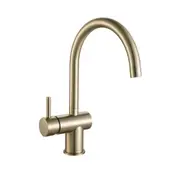 VITO BERTONI WISH2 Solid Brass - Sink Mixer - Gooseneck - Matte Brass