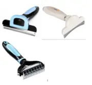MIU Pet Grooming Tools Pick Deshedding Tool, Comb or 2 Sided Dematting Comb NEW