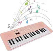 xinyee 37 Key Electronic Keyboard Piano 200 Tones 200 Rhythms 35 Demos Musical Instrument with Microphone Dual Power Mode Portable Music Piano Keyboard Beginners Keyboards Piano