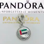 Pandora United Arab Emirates Dubai Exclusive Country Flag Dangle Charm