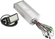 Vuzmode 1000W Electric Bike Brushless Motor Kit, Waterptoof LCD Meter 36‑60V Aluminum Alloy Electric Bike Brushless Motor Controller DIY Kit E-Scooter Brushless Controller