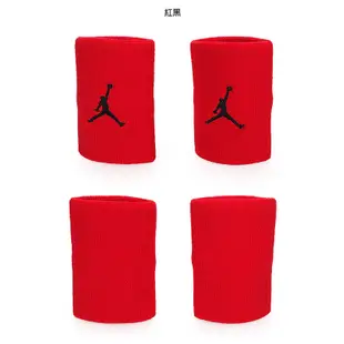 NIKE JORDAN JUMPMAN單色腕帶-飛人喬登 籃球 NBA 護腕 一雙入 白黑 (9.7折)