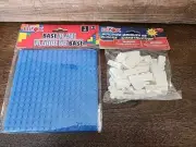 Top Blox Base Plate And 48 Piece White Construction Pieces