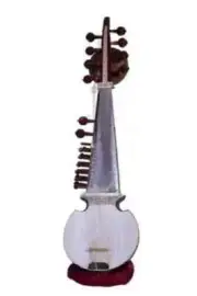 INDIAN CLASSICAL STRING INSTRUMENT SAROD WITH TUMBA ALI AKBAR STYLE SAROD