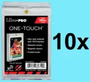 10 Ultra Pro 360pt ONE TOUCH UV Safe Magnetic Card Holder Storage Case Sports