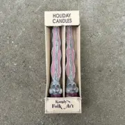 Kandys folk art holiday candles