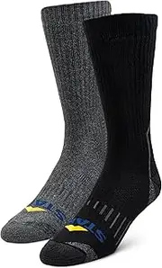 STABIL Coolmax Unisex Performance Socks (Black and Grey)