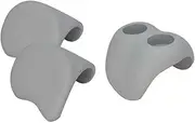 EASE.ZONE Set of 2 Headrests with Cup Holders for Spa and Inflatable Hot Tubs - White Polyurethane Headrests - Use in Spas for Comfort