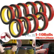 Auto Tape Acrylic Foam Double Sided Back Car Mounting Adhesive 3 Meter x 20mm