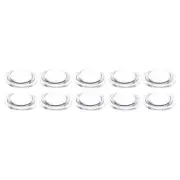 10Pcs Diameter 30mm High 9.5mm PMMA Flat Convex Lens Flashlight Optical Lens