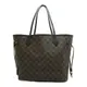 [二手] 【日本直送】LOUIS VUITTON Neverfull MM 單肩手提包 N51105 Damier Ebene 二手 女士