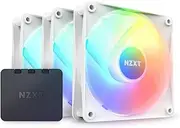 NZXT F120 RGB Core 120mm Hub-Mounted RGB Triple Pack Case Fan - White - RF-C12TF-W1