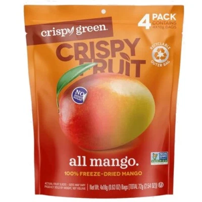 Mango Freeze Dried Fruit 0.63 Oz / 4 Pack