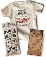 NIB Mysterio Baby Tee by Wrybaby | Predicts Your Child's Future | 0-12M Brandnew