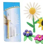 Hobby Cutter Set,Non-Slip Multifunctional Portable Scraper with 5 Refill | Clay Working Knives, Clay Incising Tool for Carving, Modeling, Scrapbooking