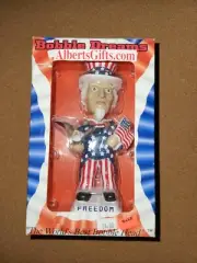 Bobble Dreams Uncle Sam Freedom United We Stand Bobble Bobblehead Doll NIB