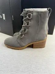 Sorel Cate SRL-1977801 Women's Quarry - Gum Suede Upper Lace Bootie Size US 11