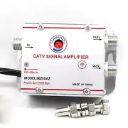 CATV TV Antenna Signal Amplifier Booster Splitter For Digital TV Input 2-Outpma