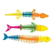 Raymond Rainbow Reptile Skeleton Sensory Toy - 24 Colorful Noodle Toys for - ...