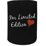 Alcohol Stubby Holder - Im Limited Edition - Funny Novelty Birthday Gift Joke Beer Can Bottle