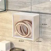 Adhesive Square Plastic Wall Organizer / Set With Adhesive - 1 Pc - Wall Organizer - White - One Size