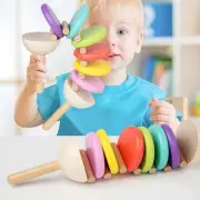 Wooden Castanets Kids Percussion Instruments Education Hand Clappers for