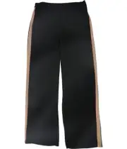 Eileen Fisher Womens Side Stripe Casual Wide Leg Pants