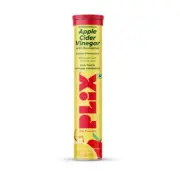 PLIX THE PLANT FIX Apple Cider Vinegar Effervescent Tablet | Lemon Masala 15 tab
