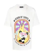 In Love Panda cartoon-print T-Shirt XL White