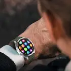 Silicon Tape Silver Smart Watch 1.43in High-Clear Screen Sports Health Monit CEL