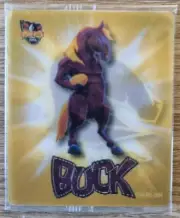 NRL 2011 Samboy Swapz Tazo ~ Buck ~ Brisbane Broncos Mascot ~ C4/64