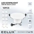 20pcs 10W Dimmable led Downlights 90mm Tri-Colour Ceiling Light Day Light Modern