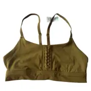 Aerie Offline Real Me Lace Up Deets Medium Support Unpadded Sports Bra Size M