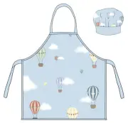 Hot Air Balloon Kid's Apron 2 Piece Set