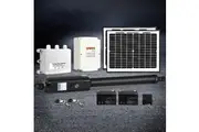 Lockmaster Single Swing Gate Opener 600KG 20W Solar Panel