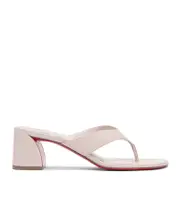 Flip-flop high-heeled sandals 37 White