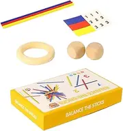 Amagogo Stick and Tower Game Balancing Stick Colourful Creative Enhances Coordination
