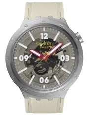 [Swatch] Confident Moment Watch in Beige SB07S125