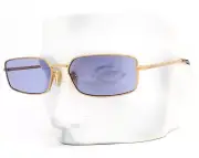 Prada Sunglasses SPR A60 7OE-01O Shiny Brass Violet Tinted w/case