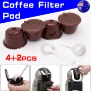 2Reusable Coffee Pods Refillable Filters for Nescafe Dolce Gusto Coffee Machine