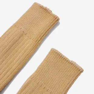 TENDER CO. - RIB SOCKS -YELLOW OCHRE DYED