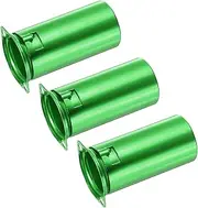 uxcell 9 pins Ceramic Vacuum Tube Socket Valve 53mm Aluminum Shield for 12AX7 12AU7 ECC83 ECC82 Tube,Green Pack of 3