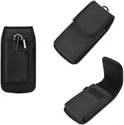 DFV mobile - Belt Case Cover Business Nylon Compatible with Samsung Galaxy CORE Plus, SM-G350 - Black