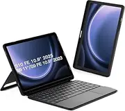 Inateck Keyboard Case for Samsung Galaxy Tab S10 FE/S9 FE 10.9"/S9 11", Magnetic Detachable Bluetooth Keyboard with Touchpad, Portrait/Landscape Mode, Built-in Pencil Holder, AceTouch N0064 Black